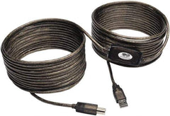 Tripp-Lite - 36' Long, USB A/B Computer Cable - Beige, Male x Male - Industrial Tool & Supply