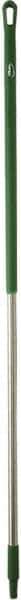 Vikan - 59 x 1-1/4" Aluminum Squeegee Handle - European Threaded Connection, Green - Industrial Tool & Supply
