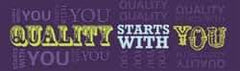 NMC - Quality Starts with You, 120 Inch Long x 36 Inch High, Safety Banner - Polyethylene, English, Printed on 1 Side - Industrial Tool & Supply