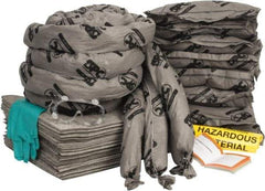 Brady SPC Sorbents - 55 Gal Capacity Universal Spill Kit - 55 Gal No Container Included - Refill Only - Industrial Tool & Supply