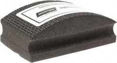 Norton - Medium Grade, 120 Grit, Diamond Hand Pad - Black, 2-1/8" Wide x 3-1/2" Long x 1-1/2" Thick, Nonwoven - Industrial Tool & Supply