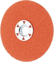 Norton - 4-1/2" Diam 5/8-11 Threaded Hole 36 Grit Fiber Disc - Very Coarse Grade, Ceramic Alumina - Industrial Tool & Supply