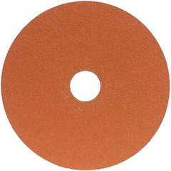 Norton - 5" Diam 7/8" Hole 36 Grit Fiber Disc - Very Coarse Grade, Ceramic Alumina - Industrial Tool & Supply