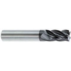 5/8" Dia. - 1-1/4" LOC - 3-1/2" OAL - .030-.035 Radius 5 FL Carbide S/E HP End Mill-AlTiN - Industrial Tool & Supply