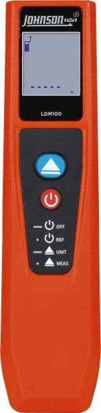 Johnson Level & Tool - 0.05 m to 30.48 m, Laser Distance Finder - 2 AAA Battery, Accurate to 5/64 Inch - Industrial Tool & Supply