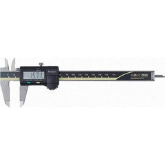 Mitutoyo - 0 to 150mm Range, 0.01mm Resolution, Electronic Caliper - Steel with 40mm Steel Jaws, 0.02mm Accuracy - Industrial Tool & Supply