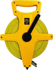 Johnson Level & Tool - 200' x 1/2" Tape Measure - 1/8" & 1mm Graduation, Inch/Metric Graduation Style - Industrial Tool & Supply
