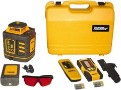 Johnson Level & Tool - 2,000' (Exterior) Measuring Range, 1/8" at 100' Accuracy, Self-Leveling Rotary Laser - ±3° Self Leveling Range, 150, 200, 250 & 300 RPM, 2 Beams, NiMH Battery Included - Industrial Tool & Supply
