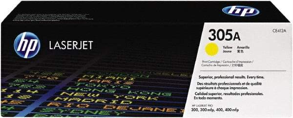 Hewlett-Packard - Yellow Toner Cartridge - Use with HP LaserJet Pro 300 color MFP M375nw, 400 color MFP M475, 400 color M451 - Industrial Tool & Supply