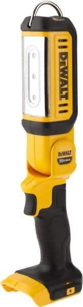 DeWALT - 20 Volts, 500 Lumens, Cordless Work Light - Black/Yellow, Up to 22 hr Run Time - Industrial Tool & Supply