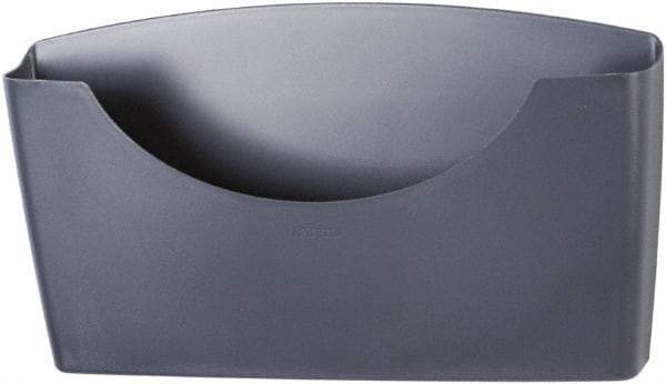 FELLOWES - 14" Wide x 2-1/2" Deep x 7-3/4" High, 1 Compartment, Plastic File Stand - Graphite, 14" Compartment Width x 2-1/2" Compartment Depth x 7-3/4" Compartment Height - Industrial Tool & Supply