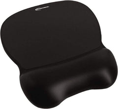 innovera - 9-5/8" x 8-1/4" x 1-1/8" Black Mouse Pad - Use with Mouse - Industrial Tool & Supply