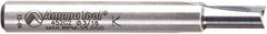 Amana Tool - 3/16" Diam, 1/4" Shank Diam, 7/16" Length of Cut, 2 Flute Straight Plunge Router Bit - 2" Overall Length, Solid Carbide - Industrial Tool & Supply