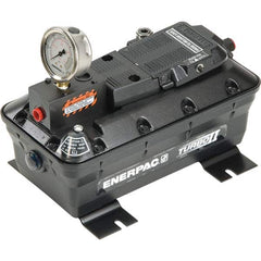 Enerpac - Power Hydraulic Pumps & Jacks Type: Air-Hydraulic Pressure Rating (psi): 5000 - Industrial Tool & Supply