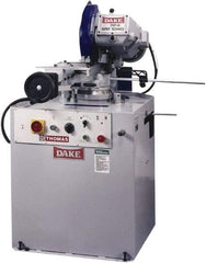 Dake - Variable Cutting Speed, 350mm Blade Diam, Cold Saw - 20 to 105 RPM Blade Speed, Floor Machine, 3 Phase, Compatible with Ferrous/Non-Ferrous Material - Industrial Tool & Supply