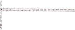 Johnson Level & Tool - 54" Blade Length x 1-1/2" Blade Width, 22" Base Length x 2" Base Width Aluminum Square - 0.008" Accuracy - Industrial Tool & Supply