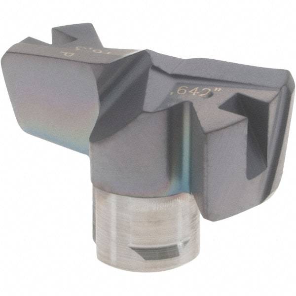 Iscar - Series FCP, 16.31mm Diam Grade IC908 Replaceable Drill Tip - Carbide, TiAlN/TiN Finish, 16 Seat Size - Industrial Tool & Supply