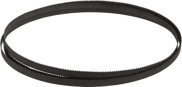 Lenox - 10 to 14 TPI, 6' 8" Long x 3/8" Wide x 0.025" Thick, Welded Band Saw Blade - Bi-Metal, Toothed Edge, Modified Raker Tooth Set, Flexible Back, Contour Cutting - Industrial Tool & Supply