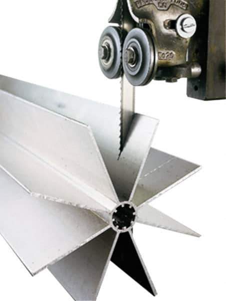 Lenox - 6 TPI, 6' 8" Long x 1/4" Wide x 0.025" Thick, Welded Band Saw Blade - Carbon Steel, Toothed Edge, Raker Tooth Set, Flexible Back, Contour Cutting - Industrial Tool & Supply