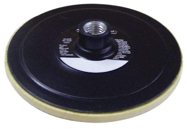 AutoQuip - 8" Diam Hook & Loop Disc Backing Pad - Medium Density, 4,800 RPM - Industrial Tool & Supply