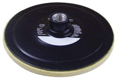 AutoQuip - 8" Diam Hook & Loop Disc Backing Pad - Medium Density, 4,800 RPM - Industrial Tool & Supply