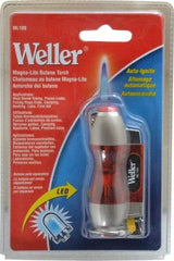 Weller - Butane Touch - 25 min Operating Time, 0.5 oz Fuel Capacity - Exact Industrial Supply