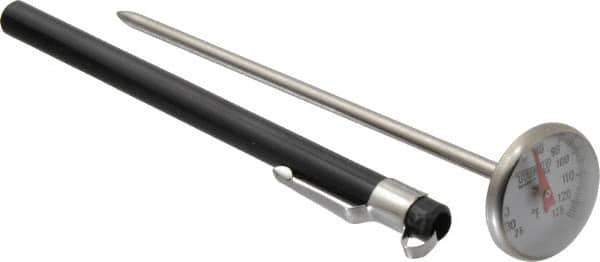 Wika - 25 to 125°F, Bimetal Pocket Thermometer - Stainless Steel - Industrial Tool & Supply