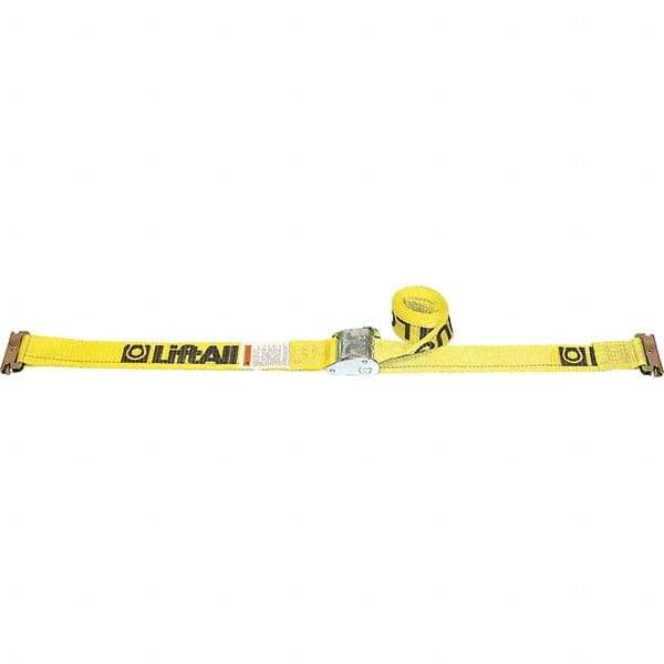 Lift-All - 12' Long x 2" Wide, 800 Lb Basket Capacity, Sling - Yellow - Industrial Tool & Supply
