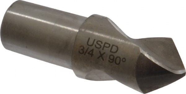 Link Industries - 3/4" Body Diam, 90°, 2-1/4" OAL, High Speed Steel Spotting Drill - Industrial Tool & Supply