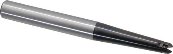 LMT - 1/4" Cut Diam, 1.57" Max Depth of Cut, 3/8" Shank Diam, 3.54" OAL, Indexable Ball Nose End Mill - 1.57" Head Length, Straight Shank, EBG-R-T Toolholder, WPR 0250 Insert - Industrial Tool & Supply
