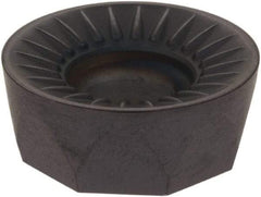 LMT - RCKX1606M0 TR Grade LC610T Carbide Milling Insert - TiAlN/TiN Finish, 1/4" Thick, 16mm Inscribed Circle - Industrial Tool & Supply