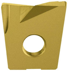 LMT - WPB1000 CF Grade LC610T Carbide Milling Insert - TiAlN/TiN Finish, 0.16" Thick, 1" Inscribed Circle, 1/16" Corner Radius - Industrial Tool & Supply