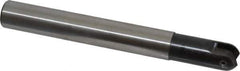 LMT - 3/4" Cut Diam, 1.77" Max Depth of Cut, 3/4" Shank Diam, 6.3" OAL, Indexable Ball Nose End Mill - 1.77" Head Length, Straight Shank, EBG-R Toolholder, WPR 0750 Insert - Industrial Tool & Supply