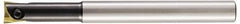 LMT - 1/2" Cut Diam, 1.34" Max Depth of Cut, 1/2" Shank Diam, 5.2" OAL, Indexable Square Shoulder End Mill - WPB 0500, WPV 0500 Inserts, Cylindrical Shank - Industrial Tool & Supply