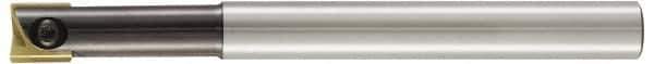 LMT - 1" Cut Diam, 1.85" Max Depth of Cut, 1" Shank Diam, 6.3" OAL, Indexable Square Shoulder End Mill - WPR 1000, WPV 1000 Inserts, Cylindrical Shank - Industrial Tool & Supply