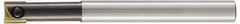 LMT - 1" Cut Diam, 1.85" Max Depth of Cut, 1" Shank Diam, 6.3" OAL, Indexable Square Shoulder End Mill - WPR 1000, WPV 1000 Inserts, Cylindrical Shank - Industrial Tool & Supply