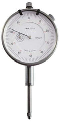 Value Collection - 1/4" Range, 0-100 Dial Reading, 0.001" Graduation Dial Drop Indicator - 1-37/64" Dial, Revolution Counter - Industrial Tool & Supply