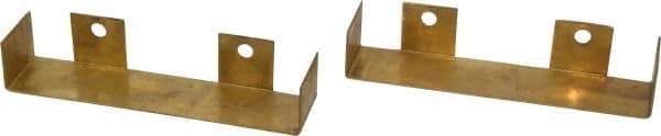 Value Collection - 4, 5 & 6" Jaw Width, Brass, Vise Jaw Cap - Compatible with 4, 5 & 6" Vises - Industrial Tool & Supply