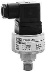 Wika - 17,400 Max psi, Eco-tronic Pressure Transmitters & Transducers - 1/4" Thread - Industrial Tool & Supply