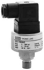 Wika - 2,900 Max psi, Eco-tronic Pressure Transmitters & Transducers - 1/4" Thread - Industrial Tool & Supply