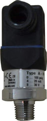 Wika - 500 Max psi, Eco-tronic Pressure Transmitters & Transducers - 1/4" Thread - Industrial Tool & Supply