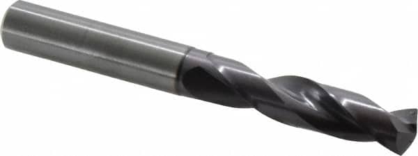 Guhring - 0.4606" 140° Spiral Flute Solid Carbide Screw Machine Drill Bit - Industrial Tool & Supply