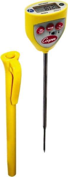 Cooper - -40 to 450°F, Wide Range Flat Head Design Thermometer - Industrial Tool & Supply