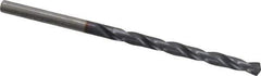 Chicago-Latrobe - 9/64" 135° High Speed Steel Jobber Drill - TiCN Finish, Right Hand Cut, Spiral Flute, Straight Shank, 2-7/8" OAL, Split Point - Industrial Tool & Supply