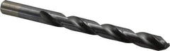 Chicago-Latrobe - 1/2" 135° High Speed Steel Jobber Drill - TiCN Finish, Right Hand Cut, Spiral Flute, Straight Shank, 6" OAL, Split Point - Industrial Tool & Supply