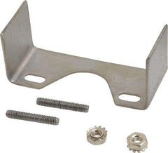 Ashcroft - 1/4 Thread, 2-1/2 Dial Diameter, Stainless Steel Case Material, U-Clamp Pressure Gauge Mounting Kit - 1% Accuracy, 316 Material Grade - Industrial Tool & Supply