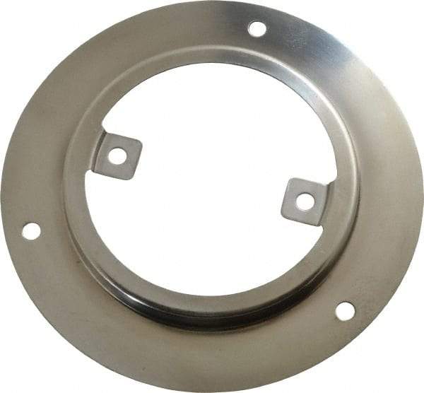 Ashcroft - 1/4 Thread, 3-1/2 Dial Diameter, Stainless Steel Case Material, Wall Flange Pressure Gauge Mounting Kit - 1% Accuracy, 316 Material Grade - Industrial Tool & Supply
