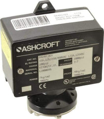 Ashcroft - 15 to 100 psi Adjustable Range, 1,000 Max psi, Watertight Single Setpoint - 1/4 Thread - Industrial Tool & Supply