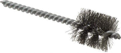 Schaefer Brush - 3/4 Inch Inside Diameter, 15/16 Inch Actual Brush Diameter, Carbon Steel, Power Fitting and Cleaning Brush - 3/16 Shank Diameter, 3-5/8 Inch Long, Twisted Wire Stem, 7/8 Inch Refrigeration Outside Diameter - Industrial Tool & Supply