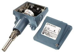 Made in USA - 350 to 640°F, Watertight Temp Switch - 10 Resolution, 3/8 x 3-7/32 Bulb - Industrial Tool & Supply